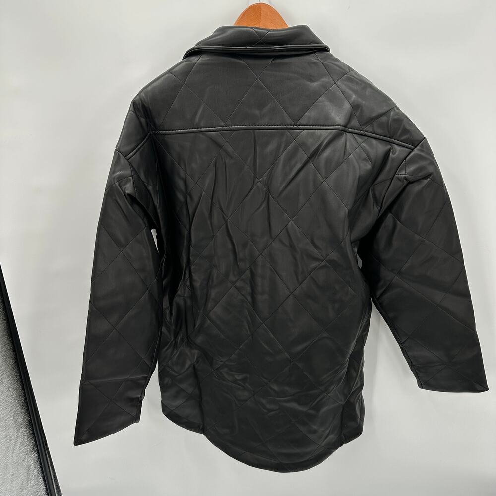 APPARIS NWT Stevie Vegan Leather Jacket in Black // M - Picture 12 of 14